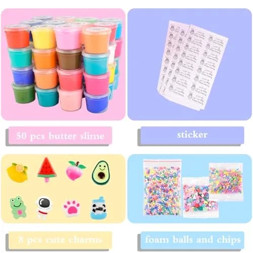 tuupowana Mini Butter Slime 30ml | Scented, Soft & Non-Sticky Stress Relief Toy for Kids thumbnail 5