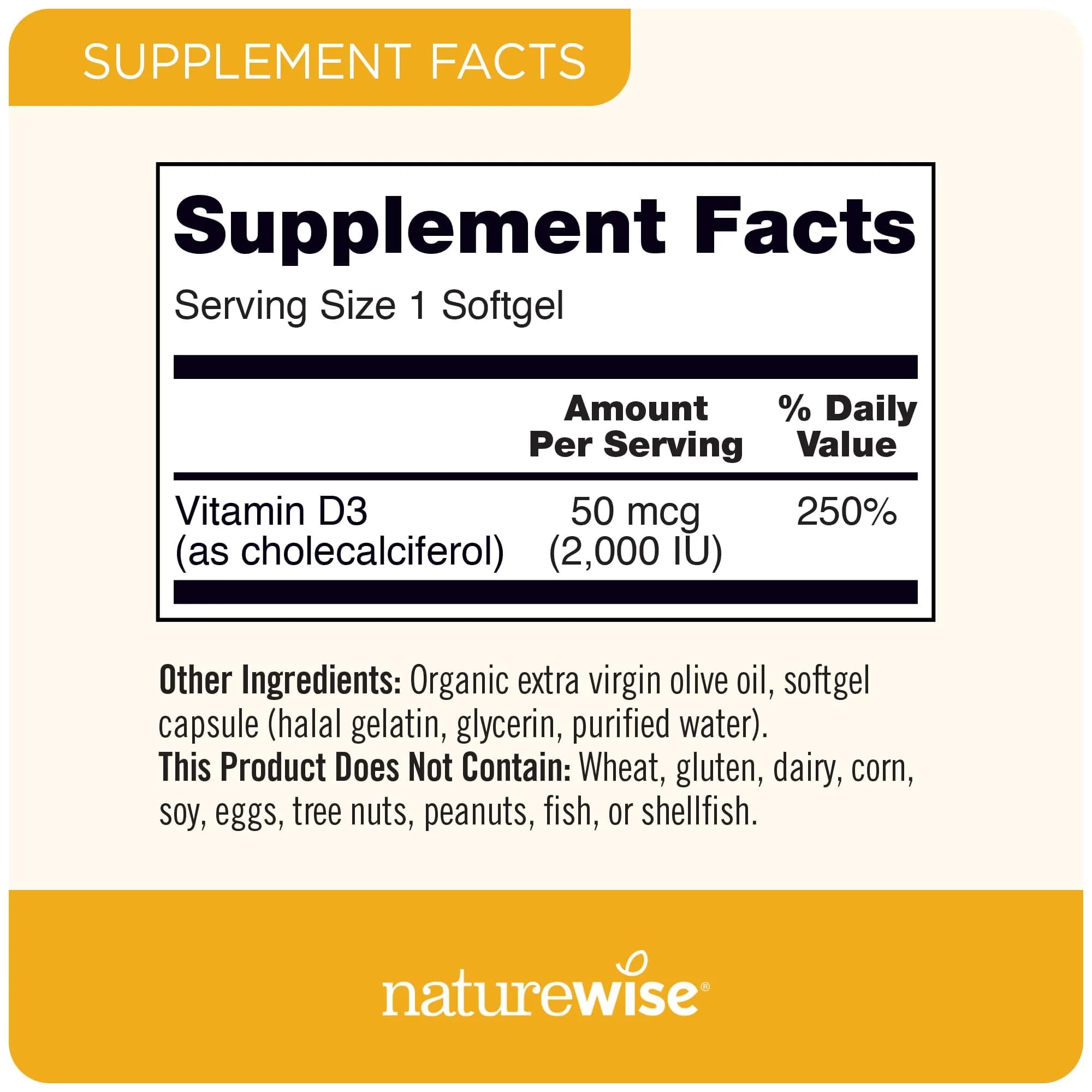NatureWise Vitamin D3 2000iu 360 Count & B12 1000mcg 60 Softgels | Essential Daily Dose for Energy & Immunity - view 6