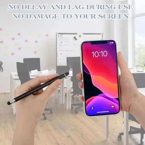 Andibro 5 Pack Dual-end Stylus Pens for Touch Screens | High Sensitivity Silicone Stylus for Smartphones & Tablets thumbnail 6