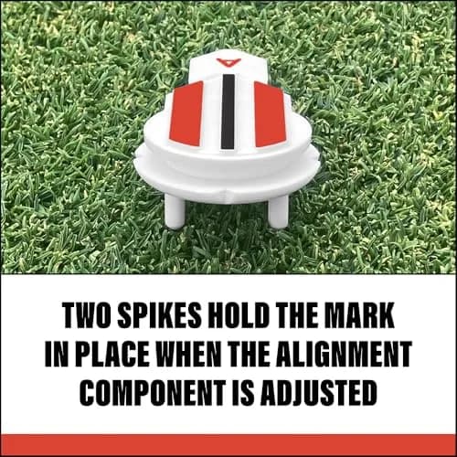 Alignment Ball Mark Red Golf Club Putting Alignment Aid Tool | USGA Compliant thumbnail 5
