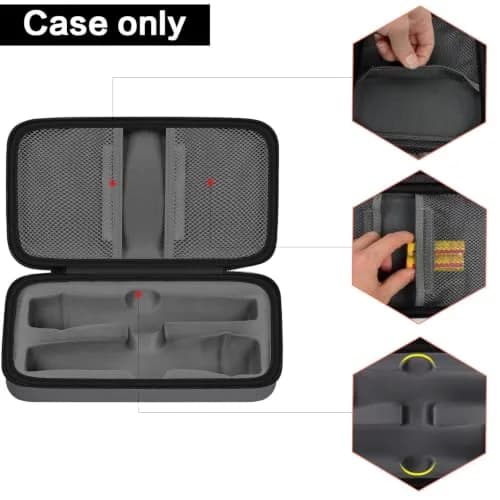 Againmore EVA Microphone Case for JBL PartyBox Mic & Two Mic System, 27.9cm (11") | Protects Wireless Mics & Accessories thumbnail 4