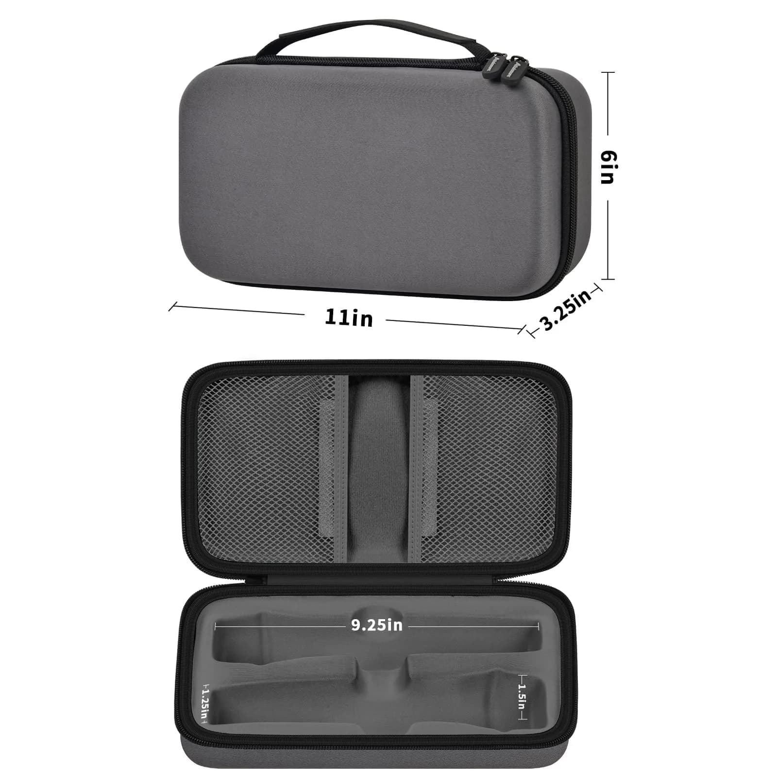Againmore EVA Microphone Case for JBL PartyBox Mic & Two Mic System, 27.9cm (11") | Protects Wireless Mics & Accessories - view 5