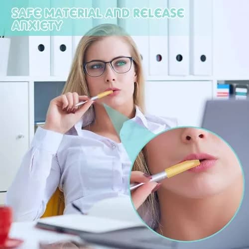 Tinlade Chewable Pencil Toppers Sensory for Kids, Multicolored 24-Pack | Safe Silicone Oral Motor Chew Aid for Anxiety, Autism, ADHD thumbnail 5