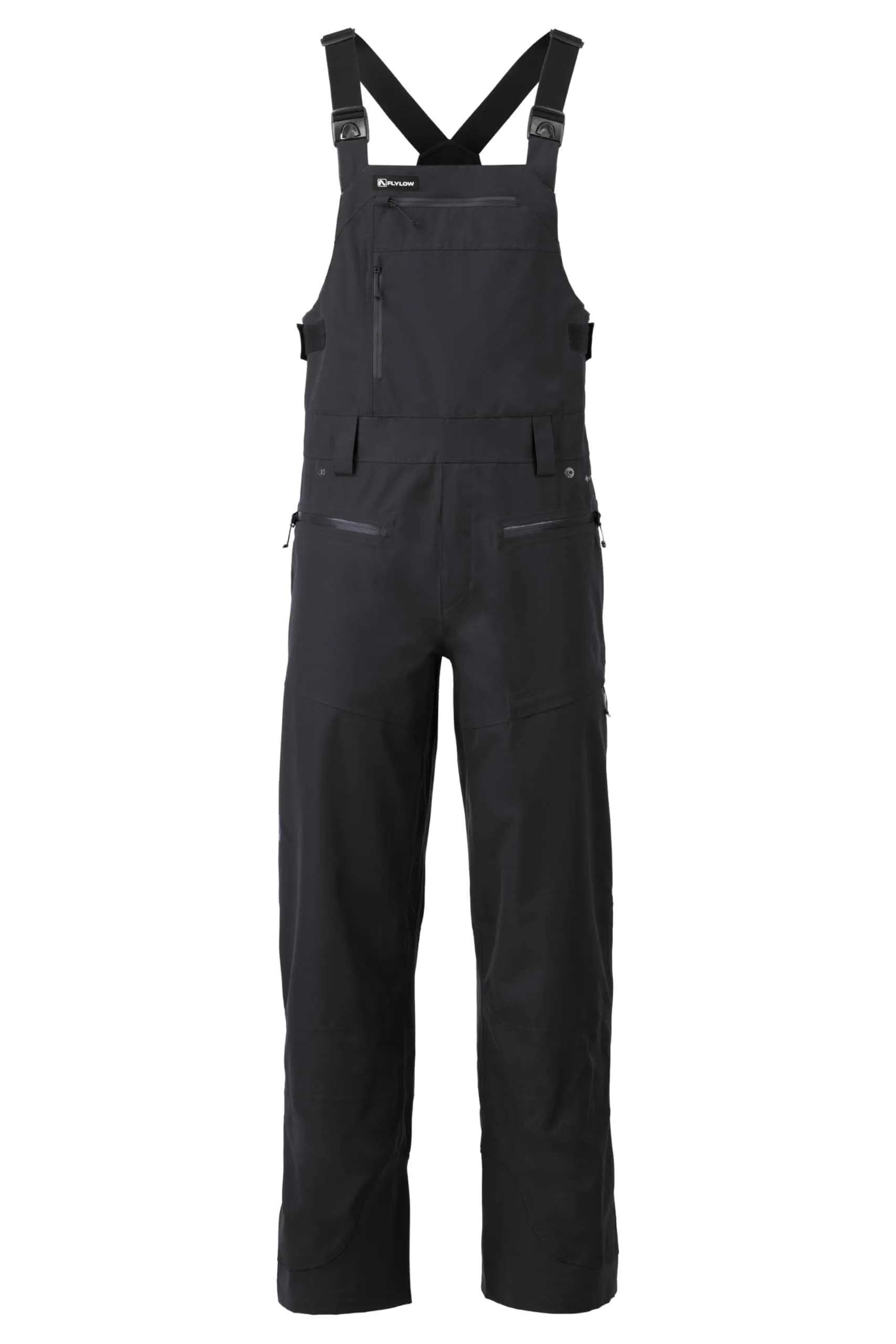 Flylow Firebird Waterproof Ski Bib Pants - Black - M | All-Mountain Waterproof Breathable Ski Pants