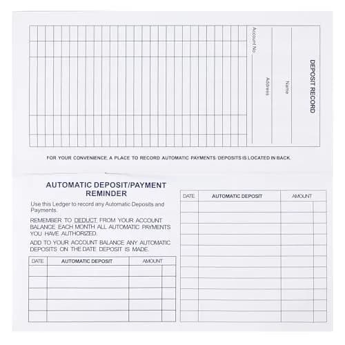 CASMONAL 32 Pack Check Registers | Blank Ledger Transaction Log Books for Small Businesses thumbnail 4