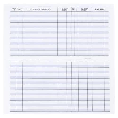 CASMONAL 32 Pack Check Registers | Blank Ledger Transaction Log Books for Small Businesses thumbnail 3