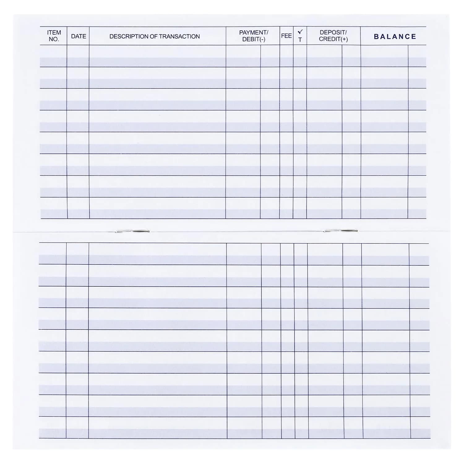CASMONAL 32 Pack Check Registers | Blank Ledger Transaction Log Books for Small Businesses - view 3