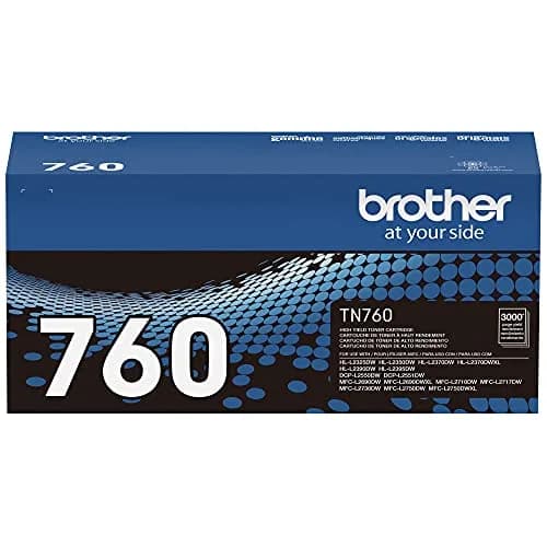 Brother Genuine TN760 High Yield Black Toner Cartridge (3-Pack) | Prints 3000 Pages Per Cartridge thumbnail 8