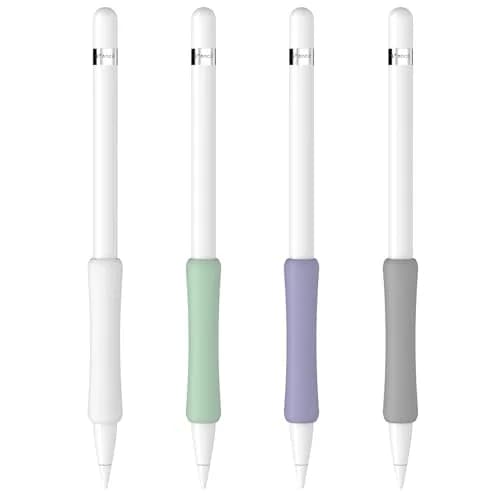 FAFALITHIC 4 Pack Silicone Grip for Apple Pencil 1st Gen, Pro, USB-C | Ergonomic Design thumbnail 7