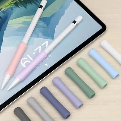 FAFALITHIC 4 Pack Silicone Grip for Apple Pencil 1st Gen, Pro, USB-C | Ergonomic Design thumbnail 3
