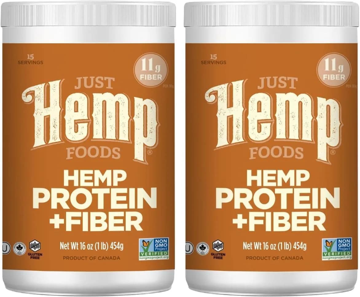 Manitoba Harvest Hemp Protein Powder Plus Fiber 16 oz | 11g Protein & Fiber per Serving