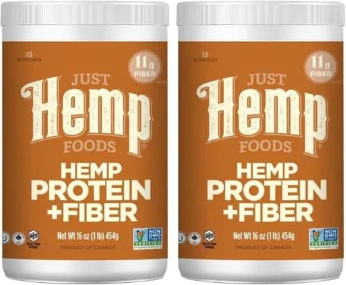 Manitoba Harvest Hemp Protein Powder Plus Fiber 16 oz | 11g Protein & Fiber per Serving thumbnail 1
