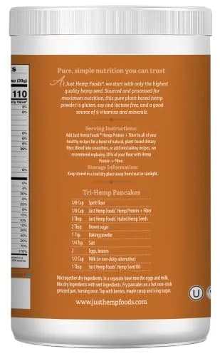 Manitoba Harvest Hemp Protein Powder Plus Fiber 16 oz | 11g Protein & Fiber per Serving thumbnail 3