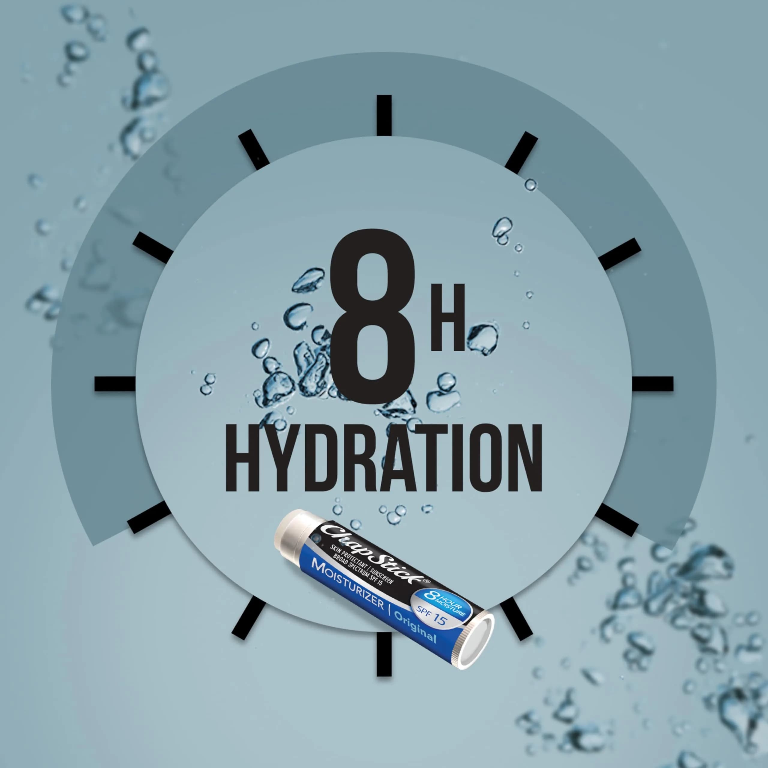 ChapStick Moisturizer Original Lip Balm Tubes SPF 15 (3-Pack, 0.9 oz Total) | Daily Hydration & Sun Protection - view 5