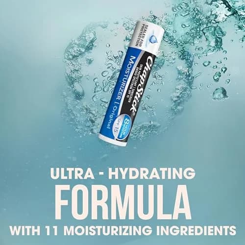 ChapStick Moisturizer Original Lip Balm Tubes SPF 15 (3-Pack, 0.9 oz Total) | Daily Hydration & Sun Protection thumbnail 2