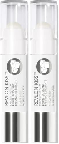 Revlon Kiss Sugar Scrub Exfoliating Lip Balm 0.09 oz Pack of 2 | 24H Hydration Mint thumbnail 1
