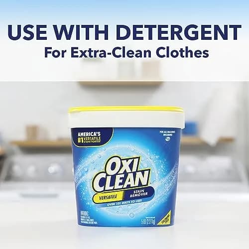 OxiClean Versatile Stain Remover Powder 5 lb (Pack of 2) | Oxygen-Powered Laundry & Home Cleaner thumbnail 4