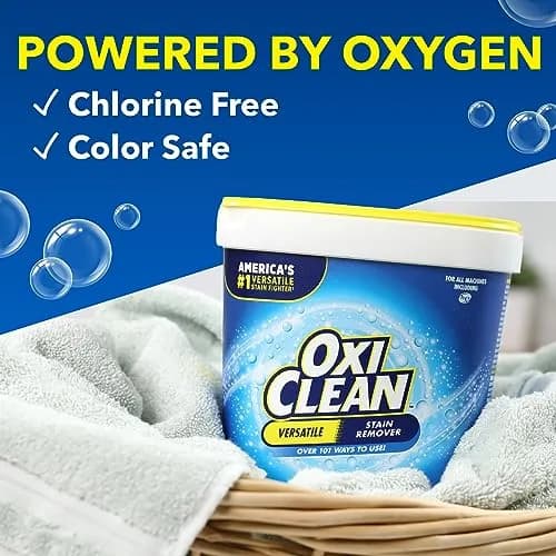 OxiClean Versatile Stain Remover Powder 5 lb (Pack of 2) | Oxygen-Powered Laundry & Home Cleaner thumbnail 8