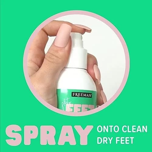 Freeman Flirty Feet Coconut & Aloe Foot Peeling Spray 236ml (8 fl.oz.) | Exfoliates Dead Skin for Soft Feet thumbnail 5