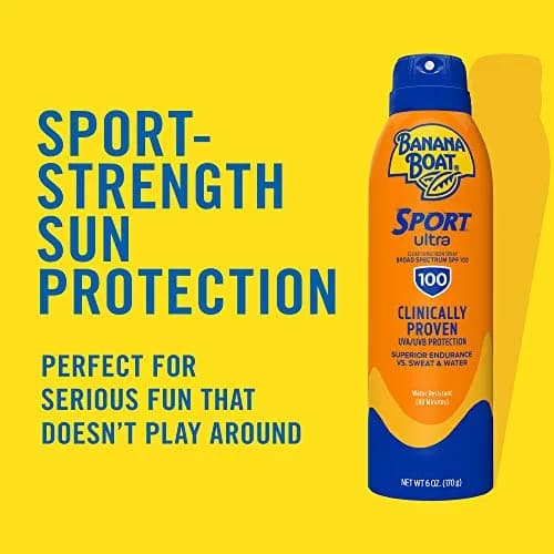 Banana Boat Sport Ultra Sunscreen Spray SPF 100 | 354ml (12 Fl Oz) Pack of 2 | Clinically Proven UVA/UVB Protection thumbnail 2