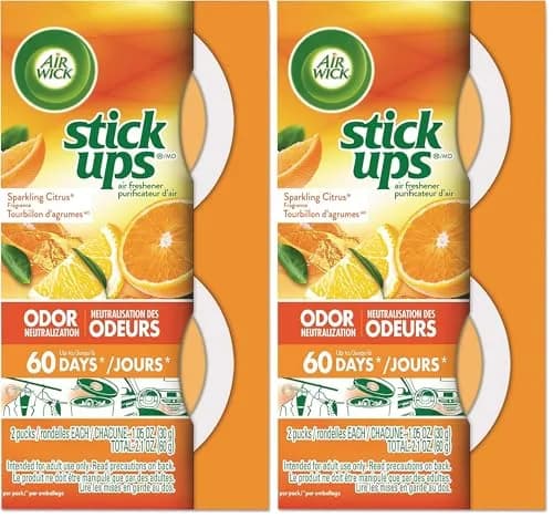 Air Wick Stick Ups Air Freshener Sparkling Citrus | 4.2 oz (119 ml) | Odor Eliminator for Small Spaces thumbnail 1