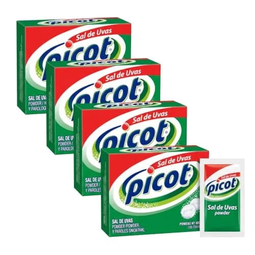 SAL DE UVAS PICOT Effervescent Antacid Powder Pack of 12 | Fast Relief for Heartburn & Upset Stomach thumbnail 1