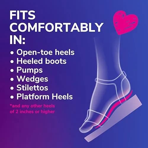 Dr. Scholl's Love Your Heels & Wedges 3/4 Length Insoles | Comfort for High Heels, Shock Absorption, Arch Support, No-Show Discreet Fit thumbnail 3