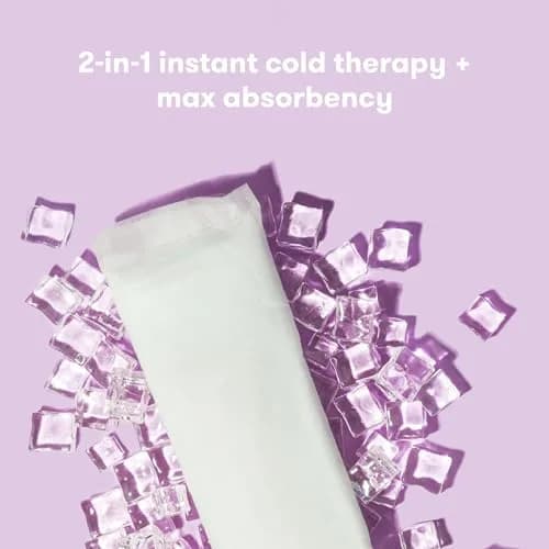 Frida Mom 2-in-1 Postpartum Pads 24 Count (Pack of 3) | Instant Cold Therapy & Absorbent Perineal Ice Maxi Pads thumbnail 2