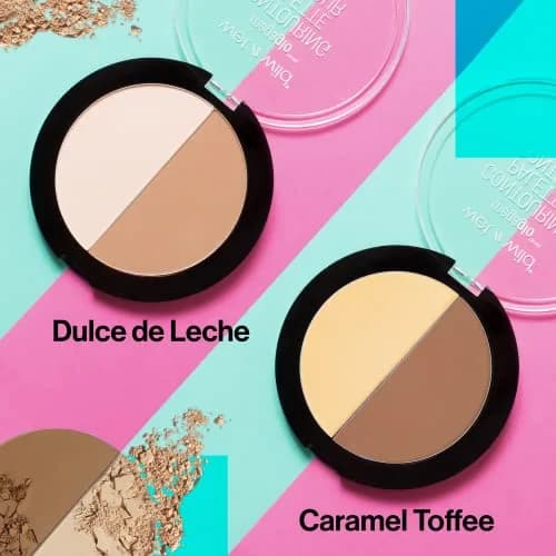 wet n wild MegaGlo Contour Palette Dulce De Leche 2 Count | Sculpted Face Contour & Highlight Kit thumbnail 4