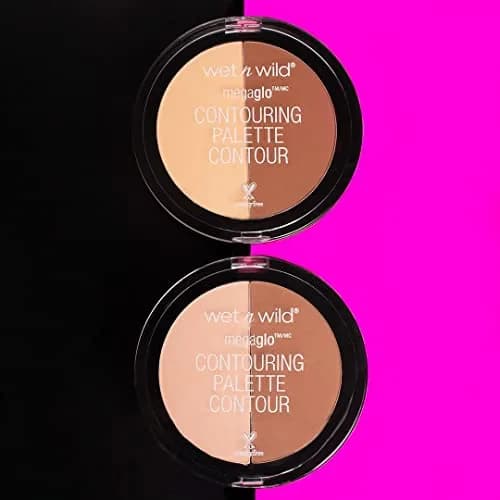 wet n wild MegaGlo Contour Palette Dulce De Leche 2 Count | Sculpted Face Contour & Highlight Kit thumbnail 7