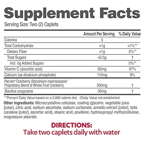 AZO Cranberry Pills 100 Count (Pack of 2) | Urinary Tract Health Supplement thumbnail 5