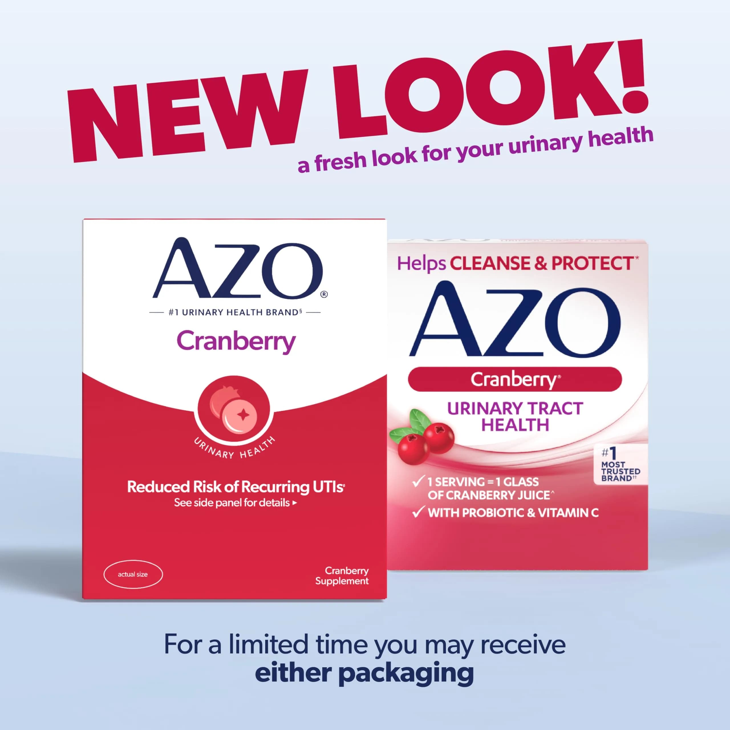 AZO Cranberry Pills 100 Count (Pack of 2) | Urinary Tract Health Supplement - view 3