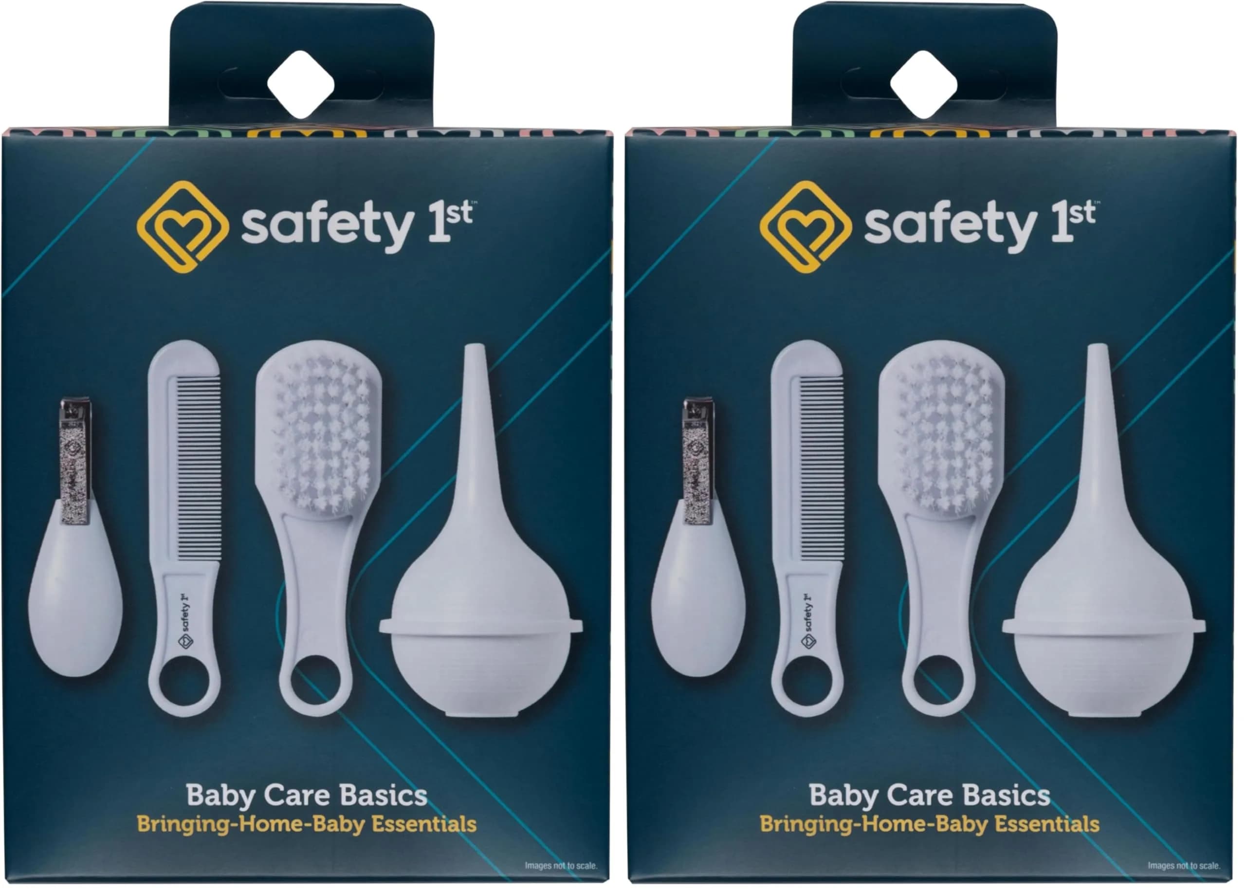 Safety 1st Nasal Aspirator Baby Care Basics Pack of 2 | Safe & Durable for Newborns — Blanco