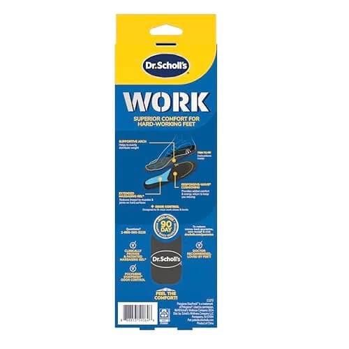 Dr. Scholl's Superior Comfort Insoles for Women | Massaging Gel | All-Day Work | Pack of 2 | Trim to Fit thumbnail 9