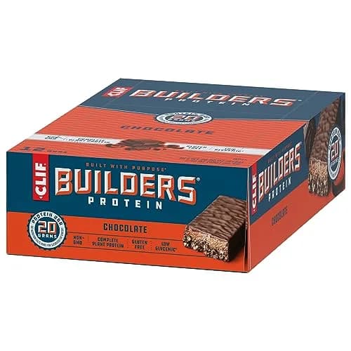 CLIF BUILDERS Protein Bars - Chocolate Flavor - 20g Plant Based Protein - Gluten Free - 2.4 oz. (68g) | Post-Workout Recovery Snack thumbnail 8