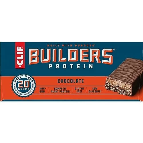 CLIF BUILDERS Protein Bars - Chocolate Flavor - 20g Plant Based Protein - Gluten Free - 2.4 oz. (68g) | Post-Workout Recovery Snack thumbnail 9