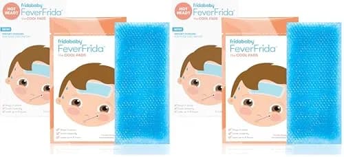 Frida Baby Cool Pads for Kids Fever Discomfort, 10 Count (5 Count Pack of 2) | Instant Cooling Relief thumbnail 1