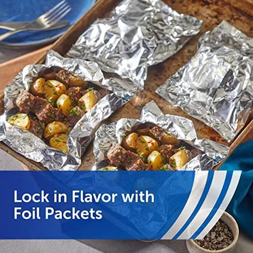 Reynolds Heavy Duty Aluminum Foil Roll 12 Inches Wide, 260 Sq. Ft. Total (Pack of 2) | Strong, Durable Foil for Grilling & Roasting thumbnail 7