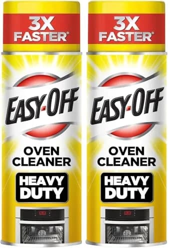 Easy Off Heavy Duty Oven Cleaner Foam 14.5 oz (2-Count) - Cleans Tough Burnt-On Food & Grease - main product image
