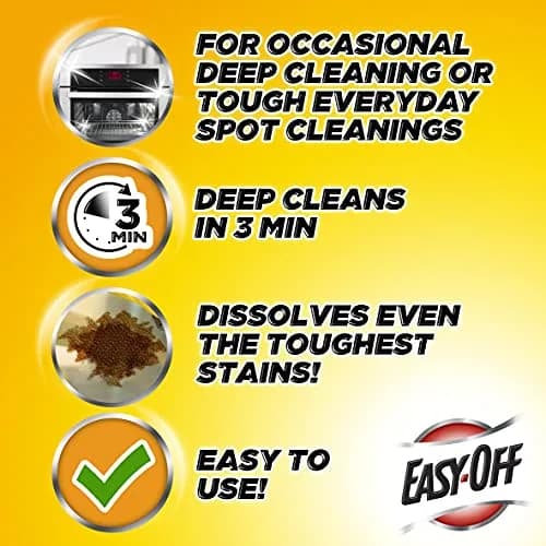 Easy Off Heavy Duty Oven Cleaner Foam 887ml (29 Fl Oz) | Powerful Grease & Burned-On Food Remover thumbnail 5
