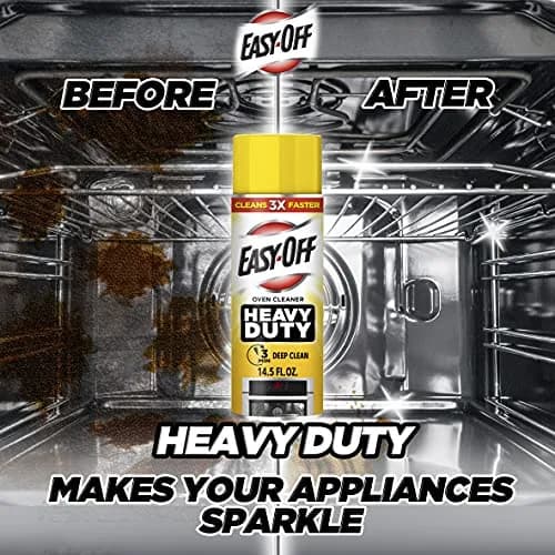 Easy Off Heavy Duty Oven Cleaner Foam 887ml (29 Fl Oz) | Powerful Grease & Burned-On Food Remover thumbnail 7