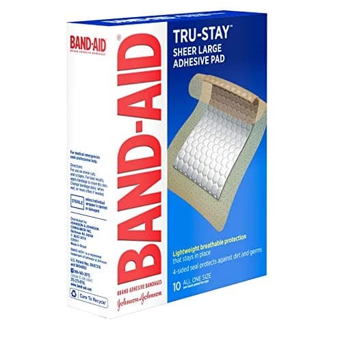 Band-Aid Tru-Stay Large Adhesive Pads, 30 ct (10 ct x 3 Pack) | Sterile Wound Care thumbnail 5