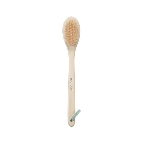 EcoTools Bristle Bath Brush with Long Bamboo Handle | Gentle Exfoliation for Back & Body (2-Pack) thumbnail 3