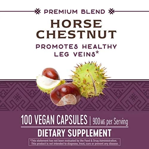 Nature's Way Horse Chestnut Extract Vegan Capsules 180 Count (90 Count Pack of 2) | Supports Healthy Leg Veins with 20% Aescin thumbnail 8
