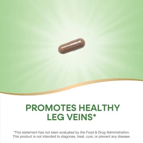 Nature's Way Horse Chestnut Extract Vegan Capsules 180 Count (90 Count Pack of 2) | Supports Healthy Leg Veins with 20% Aescin thumbnail 3