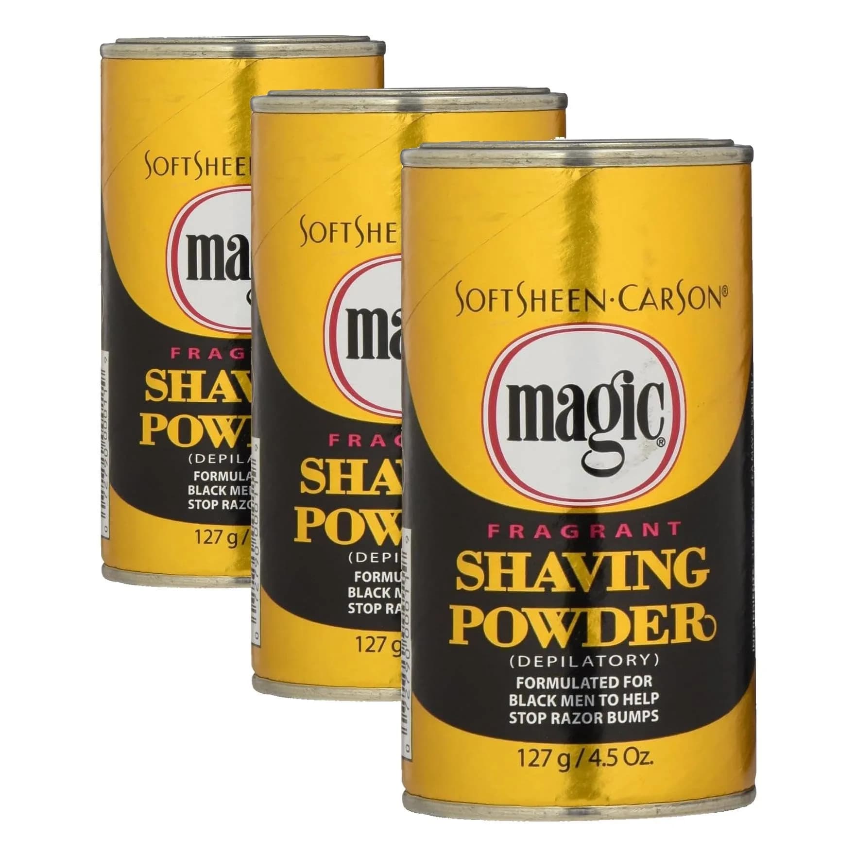 Magic Shave Razorless Shaving Powder with Fragrance 405g (13.5 oz x 3) | Helps Stop Razor Bumps - main product image