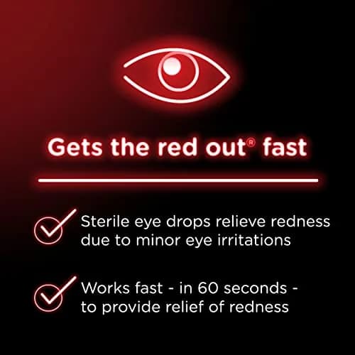 Visine Red Eye Comfort Redness Relief Eye Drops 2 Pack | Fast-Acting 0.05% Tetrahydrozoline for Minor Eye Irritation thumbnail 4
