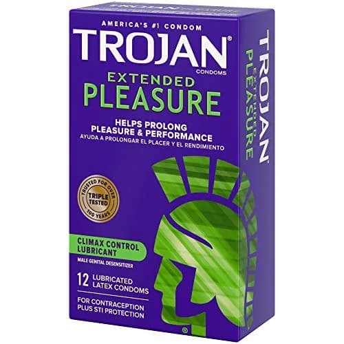 TROJAN Extended Pleasure Condoms | Climax Control | 24 Count (12 Count Pack of 2) | Prolongs Pleasure & Performance thumbnail 8