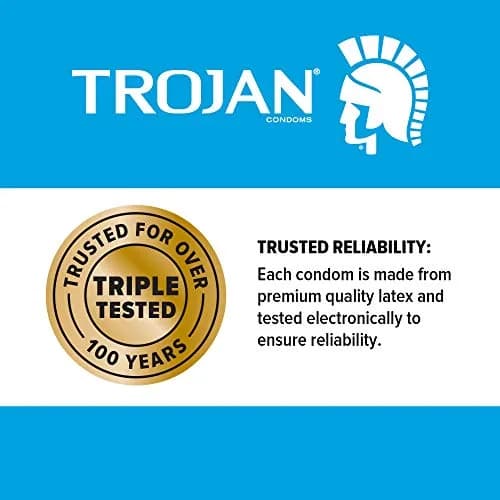 TROJAN Extended Pleasure Condoms | Climax Control | 24 Count (12 Count Pack of 2) | Prolongs Pleasure & Performance thumbnail 2