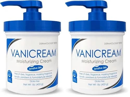 Vanicream Moisturizing Cream with Pump Dispenser 946ml (32 Fl Oz) | Formulated for Sensitive Skin thumbnail 1